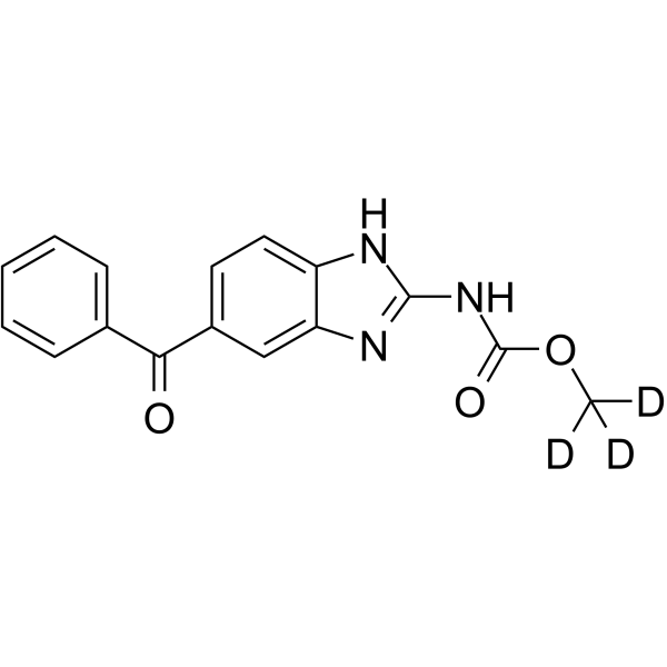 Mebendazole-d3 Chemical Structure Mebendazole-d3
