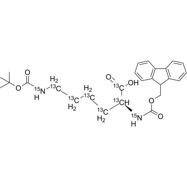 Fmoc-L-Lys (Boc)-OH-13C6,15N2