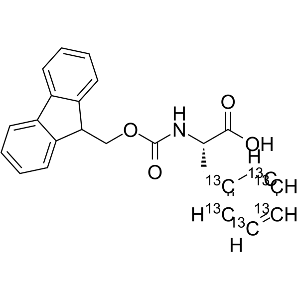 Fmoc-Phe-OH-13C6 Chemical Structure Fmoc-Phe-OH-13C6