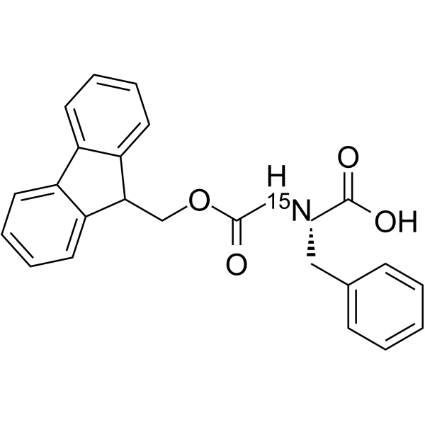 Fmoc-Phe-OH-15N Chemical Structure Fmoc-Phe-OH-15N