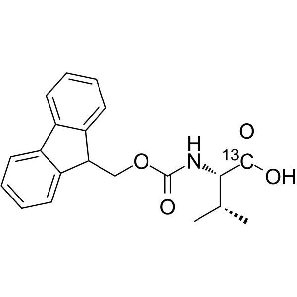 Fmoc-L-Val-OH-1-13C Chemical Structure Fmoc-L-Val-OH-1-13C