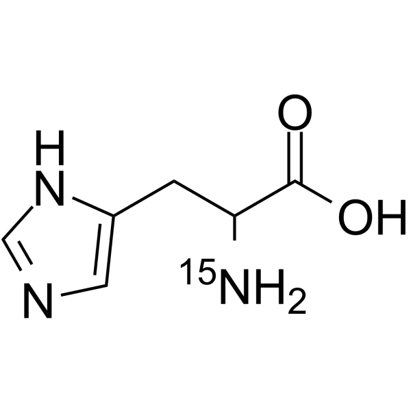 DL-Histidine-15N Chemical Structure DL-Histidine-15N