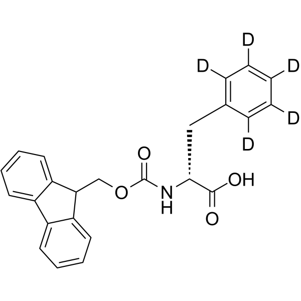 Fmoc-D-Phe-OH-d5 Chemical Structure Fmoc-D-Phe-OH-d5