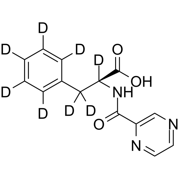 N-Pyrazinylcarbonylphenylalanine-d8