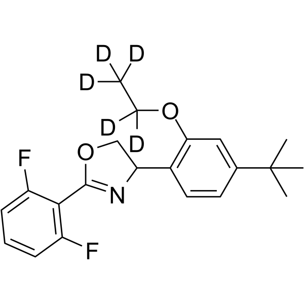 Etoxazole-d5 Chemical Structure Etoxazole-d5