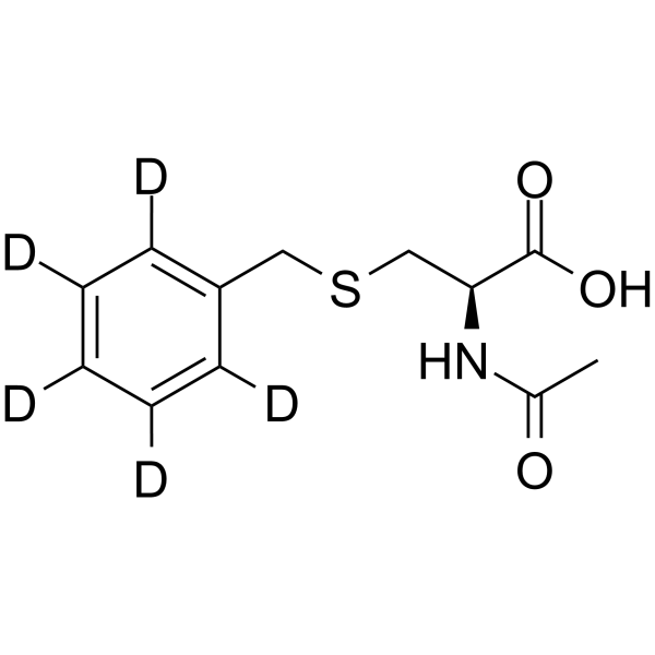 N-Acetyl-S-benzyl-L-cysteine-d5 Chemical Structure N-Acetyl-S-benzyl-L-cysteine-d5