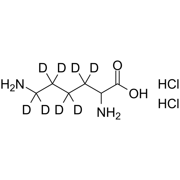 DL-Lysine-d8 dihydrochloride Chemical Structure DL-Lysine-d8 dihydrochloride