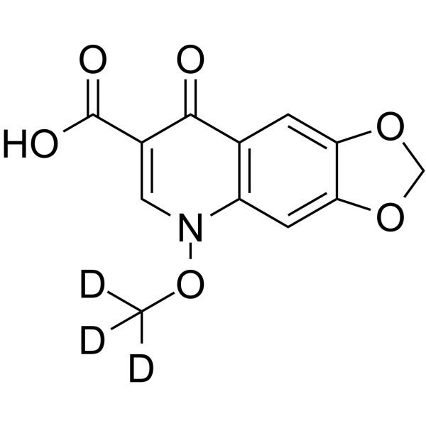 Miloxacin-d3 Chemical Structure Miloxacin-d3