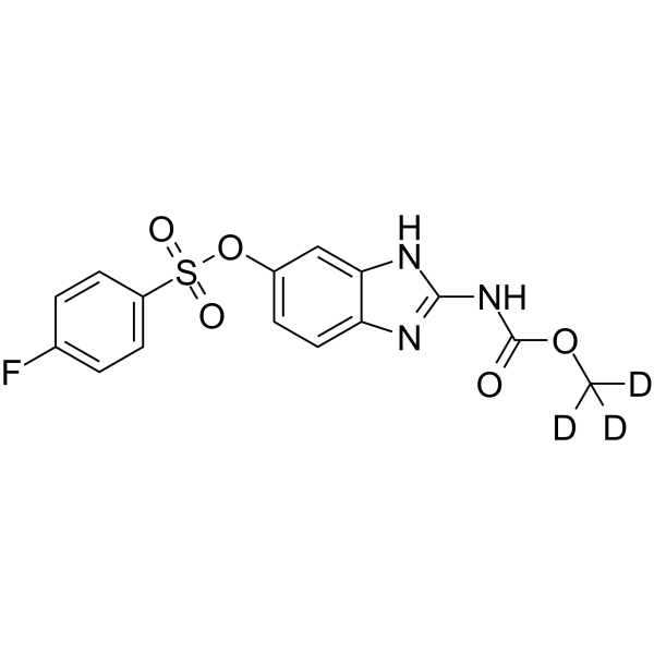 Luxabendazole-d3 Chemical Structure Luxabendazole-d3