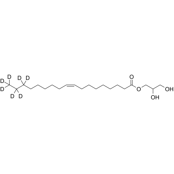 Monoolein-d7 Chemical Structure Monoolein-d7