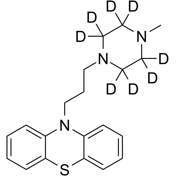 Perazine-d8 Chemical Structure Perazine-d8