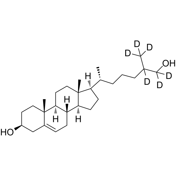27-Hydroxy cholesterol-d6 Chemical Structure 27-Hydroxy cholesterol-d6