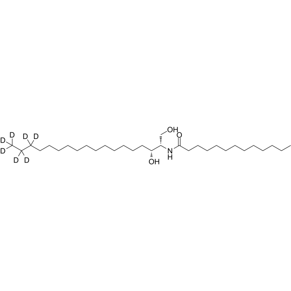 N-Tridecanoyl-D-erythro-sphinganine-d7 Chemical Structure N-Tridecanoyl-D-erythro-sphinganine-d7