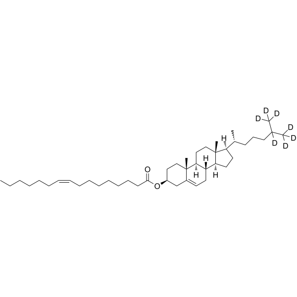 16:1 Cholesteryl ester-d7 Chemical Structure 16:1 Cholesteryl ester-d7