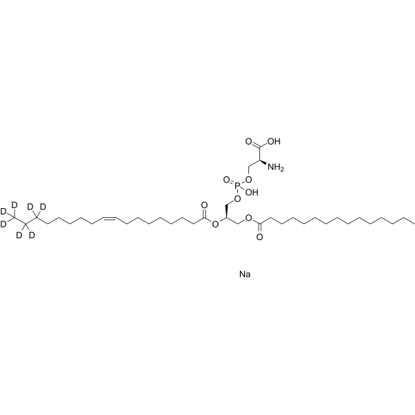 1-Pentadecanoyl-2-oleoyl-sn-glycero-3-phospho-L-serine-d7 sodium