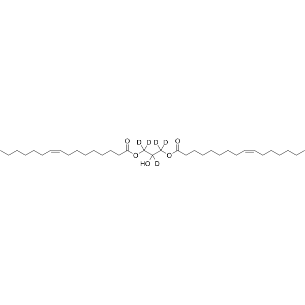 1,3-16:1 DG-d5 Chemical Structure 1,3-16:1 DG-d5
