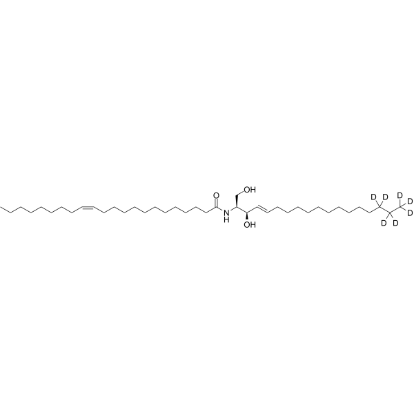 C22:1 Ceramide-d7 Chemical Structure C22:1 Ceramide-d7