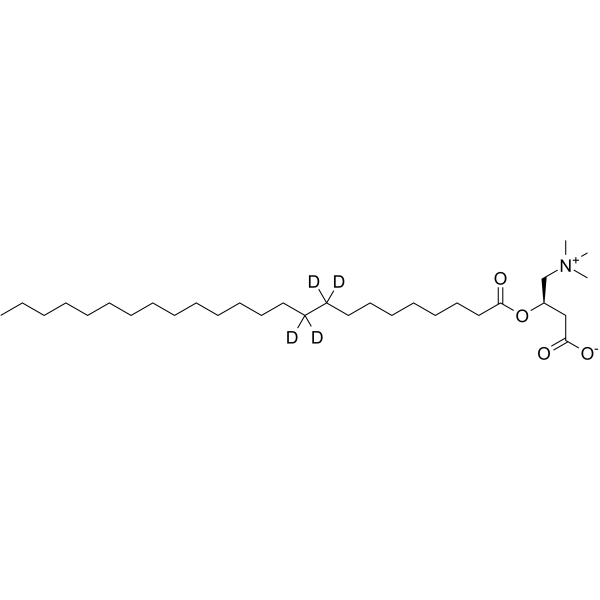 24:0 L-carnitine-d4 Chemical Structure 24:0 L-carnitine-d4