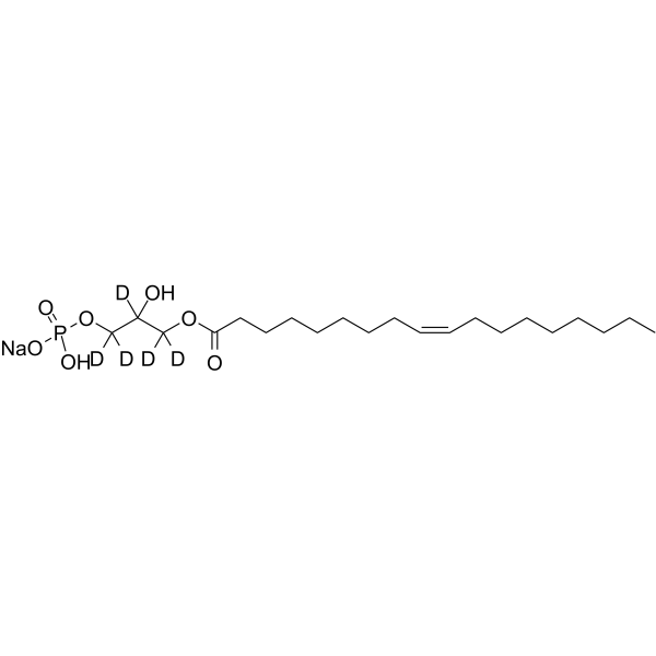 Oleoyl LPA-d5 Chemical Structure Oleoyl LPA-d5