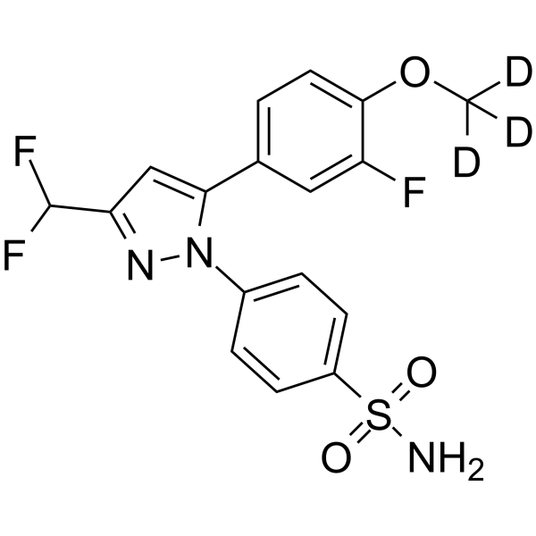 Deracoxib-d3 Chemical Structure Deracoxib-d3(Synonyms: SC 046-d3; SC 46-d3; SC 59046-d3)