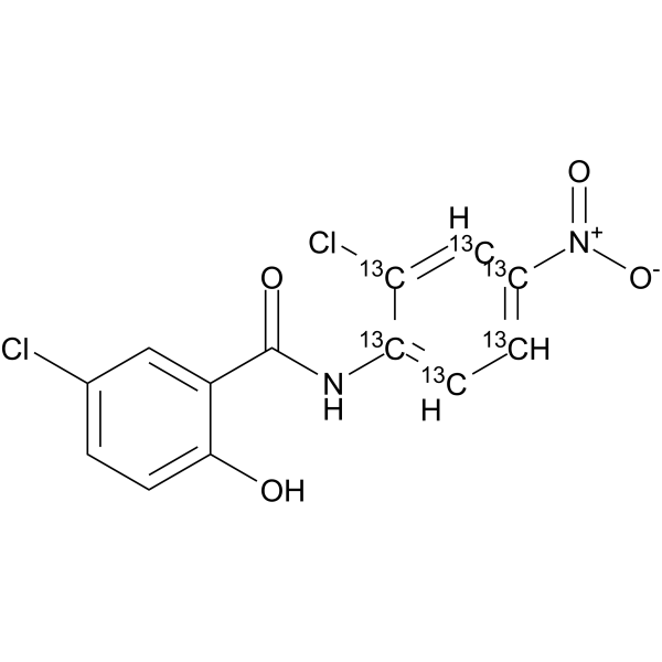 Niclosamide-13C6(Synonyms: BAY2353-13C6)