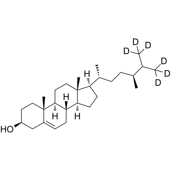 (S)-Campesterol-d6 Chemical Structure (S)-Campesterol-d6