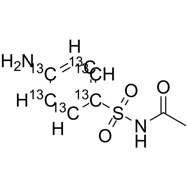 Sulfacetamide-13C6(Synonyms: Sulphacetamide-13C6)