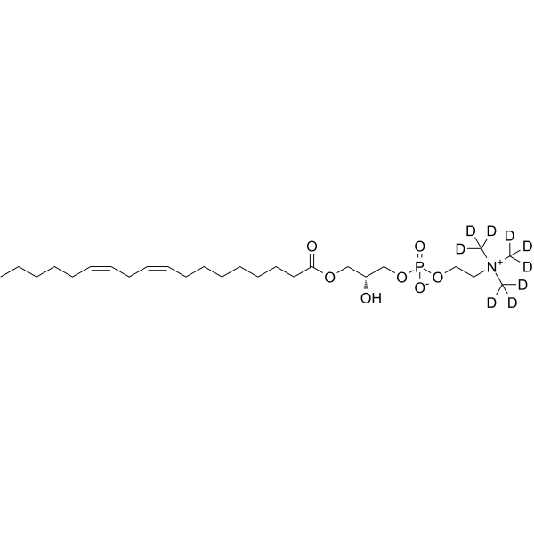 Lysophosphatidylcholine 18:2-d9(Synonyms: 1-Linoleoyl-2-Hydroxy-sn-glycero-3-PC-d9)