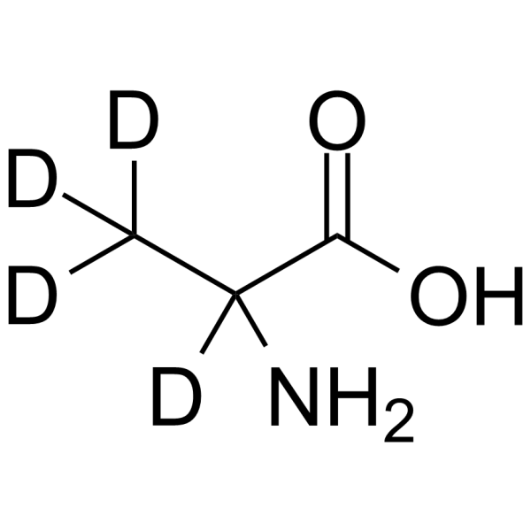 Alanine-2,3,3,3-d4 Chemical Structure Alanine-2,3,3,3-d4