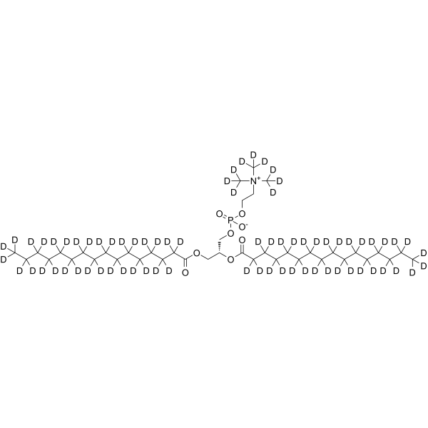 DPPC-d71 Chemical Structure DPPC-d71(Synonyms: 129Y83-d71)
