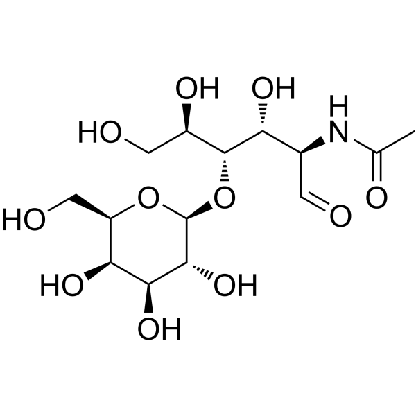 N-Acetyllactosamine Chemical Structure N-Acetyllactosamine(Synonyms: LacNAc)