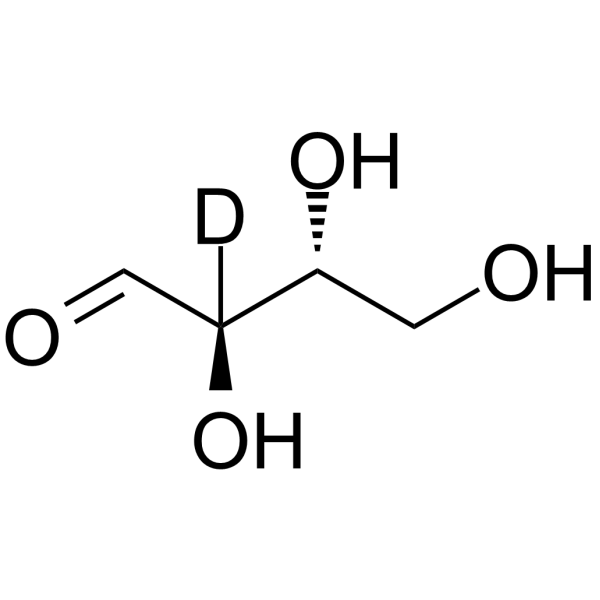 D-Erythrose-d Chemical Structure D-Erythrose-d