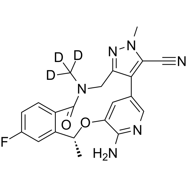 Lorlatinib-d3 Chemical Structure Lorlatinib-d3(Synonyms: PF-06463922-d3)