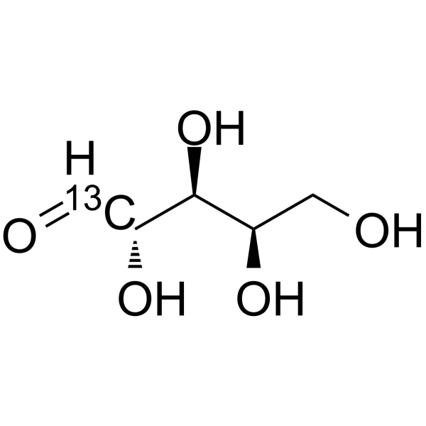 D-Lyxose-13C-2 Chemical Structure D-Lyxose-13C-2