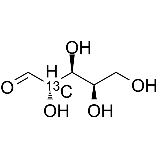 D-Lyxose-13C-3 Chemical Structure D-Lyxose-13C-3