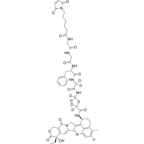 Deruxtecan-d6 Chemical Structure Deruxtecan-d6