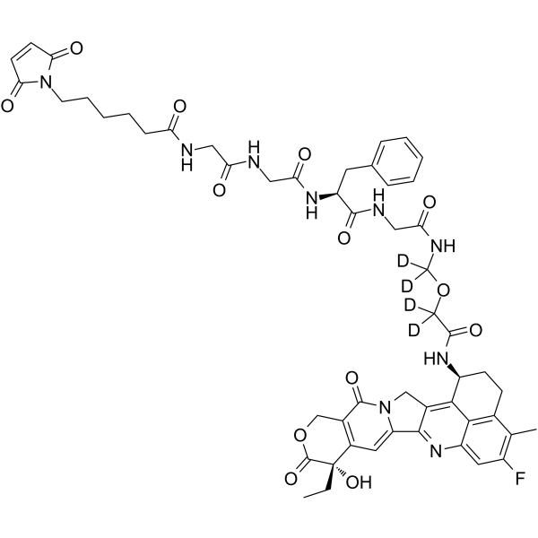 Deruxtecan-d4-1 Chemical Structure Deruxtecan-d4-1