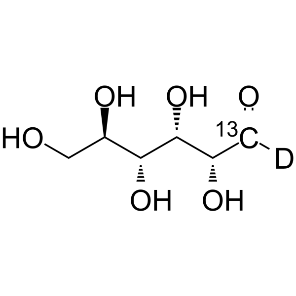 D-Glucose-13C,d Chemical Structure D-Glucose-13C,d(Synonyms: Glucose-13C,d; D-(+)-Glucose-13C,d; Dextrose-13C,d)