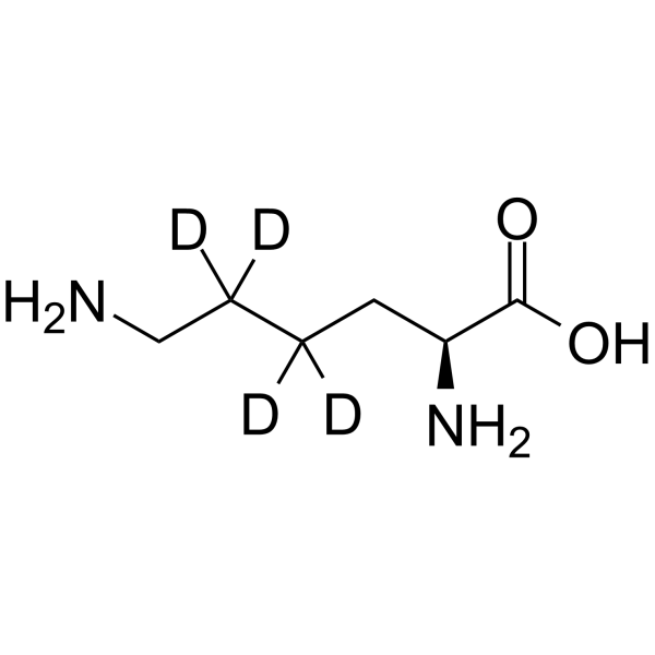 L-Lysine-d4 Chemical Structure L-Lysine-d4(Synonyms: L-赖氨酸 d4)