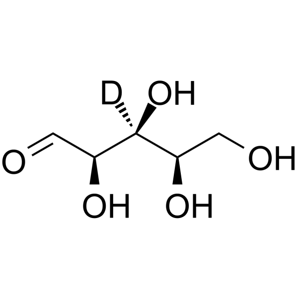 Xylose-d1-2 Chemical Structure Xylose-d1-2(Synonyms: D-(+)-Xylose-d1-2; (+)-Xylose-d1-2; Wood sugar-d1-2)