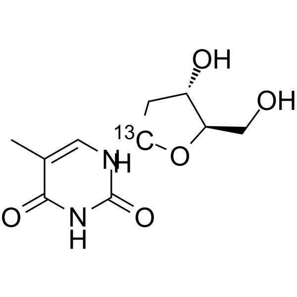 Thymidine-13C-2(Synonyms: DThyd-13C-2;  NSC 21548-13C-2)