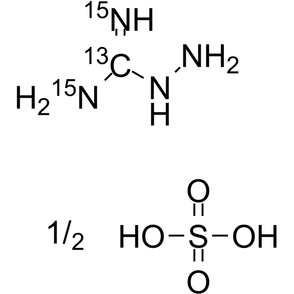 Aminoguanidine-13C,15N2 sulfate (1:2)