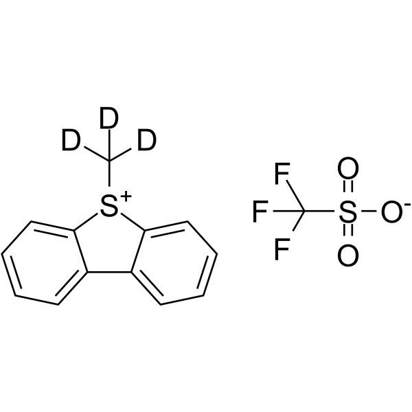 5-Methyl-5H-dibenzo[b,d]thiophen-5-ium trifluoromethanesulfonate-d3