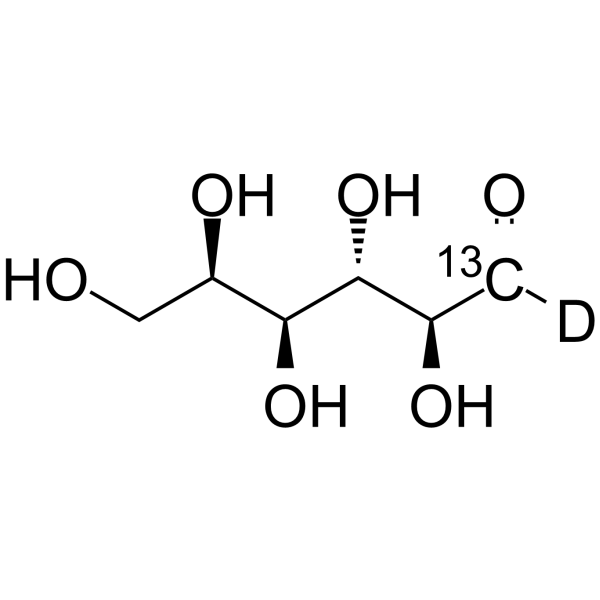 D-(+)-Talose-13C,d1 Chemical Structure D-(+)-Talose-13C,d1