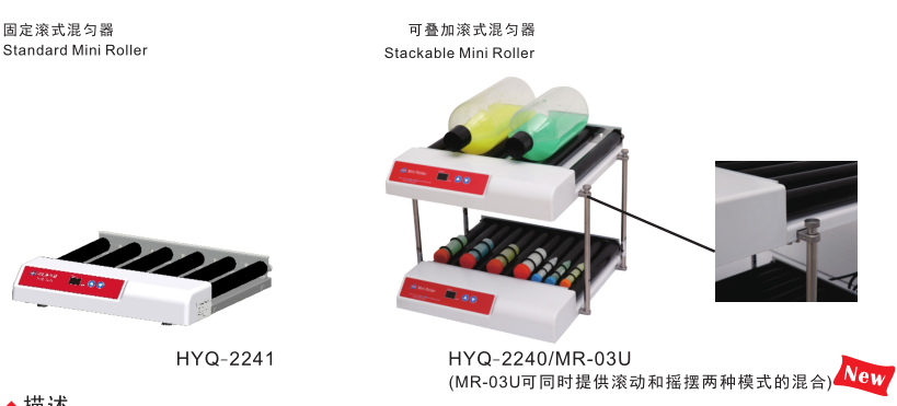 原HYQ-2241-精骐Crystal MR-02U固定滚式混匀器