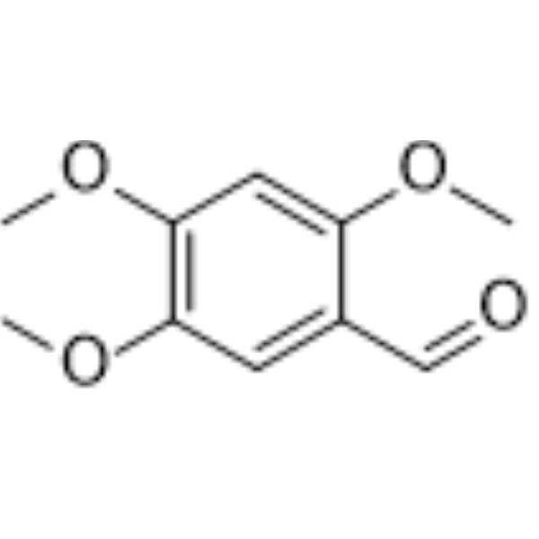 Asaraldehyde Chemical Structure Asaraldehyde (Synonyms: 细辛醛; Asaronaldehyde; Asaraldehyde; 2,4,5-trimethoxy-Benzaldehyde)