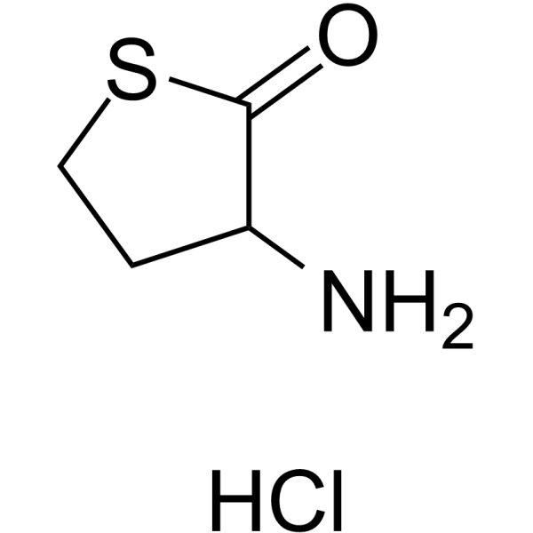 DL-Homocysteine thiolactone hydrochloride Chemical Structure DL-Homocysteine thiolactone hydrochloride (Synonyms: DL-高半胱氨酸硫内酯盐酸盐)