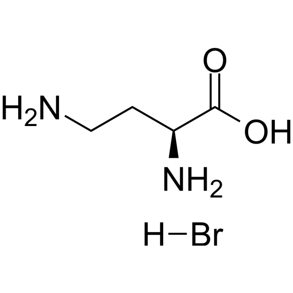 L-DABA hydrobromide Chemical Structure L-DABA hydrobromide (Synonyms: L-2,4-二氨基丁酸; L-2,4-Diaminobutyric acid hydrobromide)