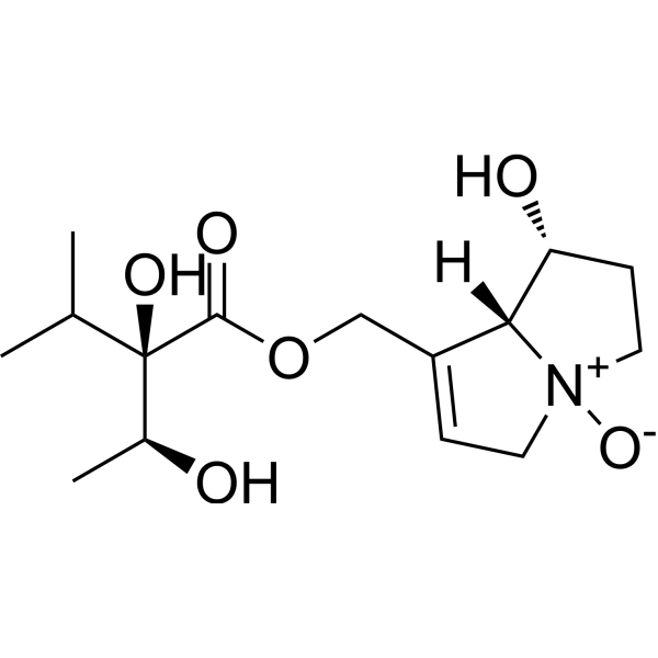 Indicine N-oxide Chemical Structure Indicine N-oxide (Synonyms: 大尾摇碱N-氧化物; (+)-Indicine N-oxide; NSC 132319)
