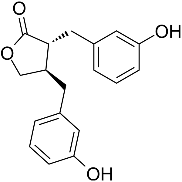 Enterolactone Chemical Structure Enterolactone